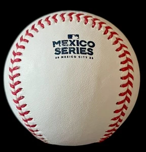 2022 Mexico Series Rawlings Logo Baseball Marlins Giants ROMLB - Picture 1 of 6