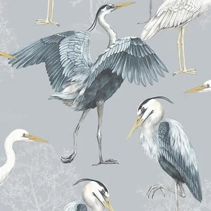 RASCH (U.K) Limited Dimension Heron Blue Wallpaper - 283944 - Picture 1 of 3