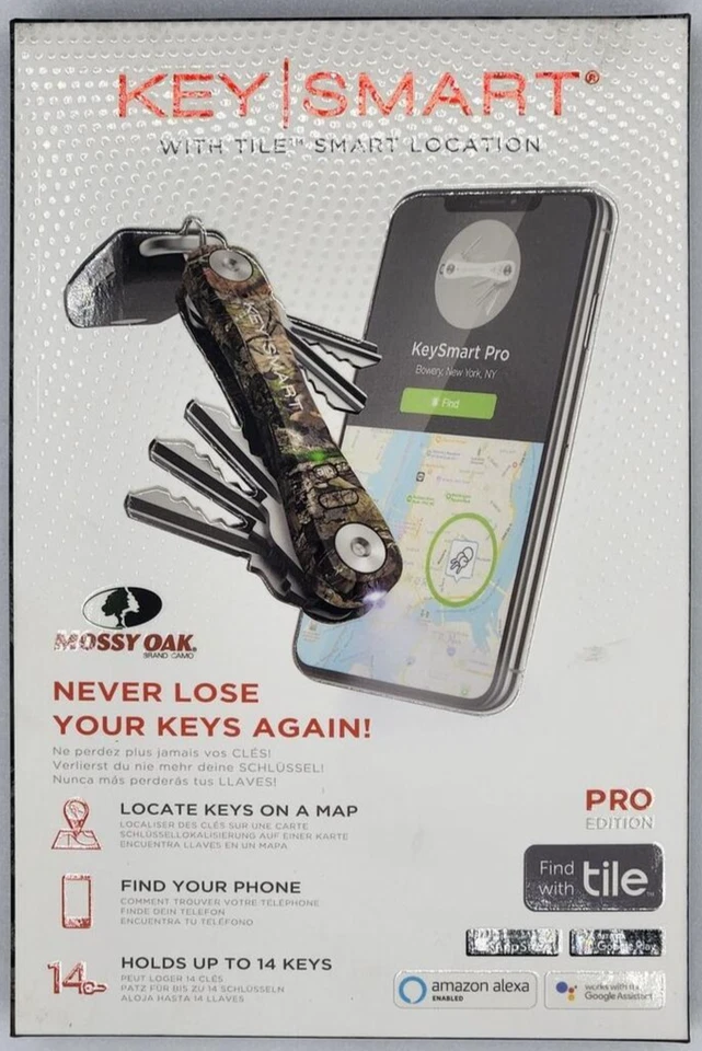 KeySmart - Pro with Tile Smart Technology, Mossy Oak Camo - Image 1 of 2