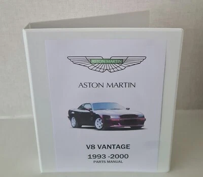 ASTON MARTIN V8 Vantage 1993-2000 Parts Manual Catalogue - Image 1 of 4