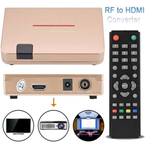 RF to Converter Analog TV Receiver Adapter Remote Control Power Supply - Picture 1 of 9