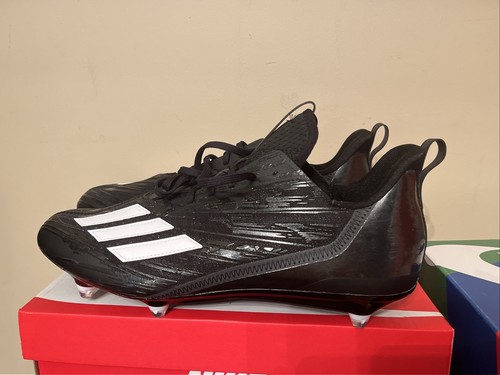 Adidas adizero 22 tacchetti da calcio neri bianchi HR1614 da uomo taglia 14