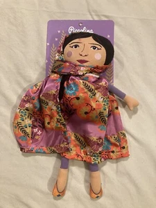 Piccolina Trailblazer Malala Yousafzai Plush Doll Education Advocate New W/ Tags - Picture 1 of 13