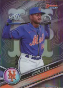 2022 Bowman's Best Top Prospects #TP-16 SIMON JUAN New York Mets - Picture 1 of 2