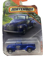 Matchbox 2019 47 Chevy AD 3100 19/100 MBX Road Trip Pick Up Truck Blue Die Cast