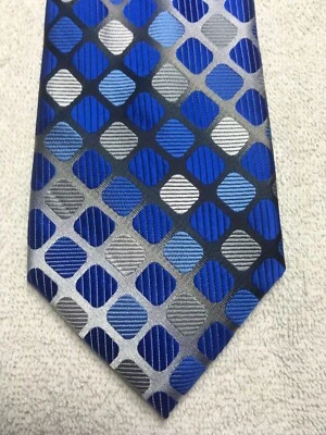 CORBATA MADISON HOMBRE GRIS AZUL NEGRO 3,25 X 61 Foto 1 de 4