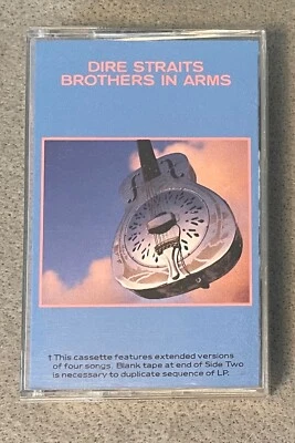 Dire Straits - Brothers In Arms - Cassette Tape Original 1985 Warner Bros. Dolby - Image 1 of 4