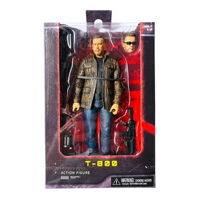 Figura de acción NECA Terminator Dark Fate T-800 escala de 7 pulgadas figura definitiva Foto 1 de 4