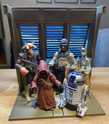 Jabba's Sail Barge Diorama ROTJ 1:18 TVC 1:12 Black Series Star Wars NO FIGURES! - Image 1 of 4