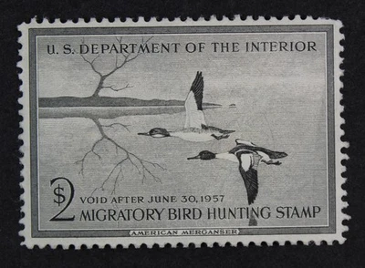 CKStamps: US Federal Duck Stamps Collection Scott#RW23 $2 Mint HR OG  - Image 1 of 2