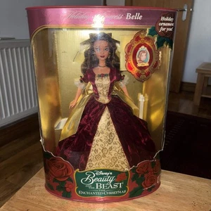 Holiday Princess Belle Barbie Beauty & The Beast Disney Mattel Special Edition - Picture 1 of 10