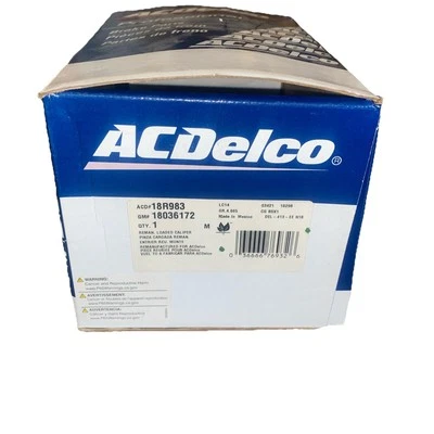 Ac Delco 18R983 Gm 18036172 Brake Caliper Front With Pads  - Image 1 of 4