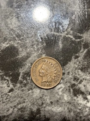 1902 Indian Head Cent Penny Full Liberty - Image 1 of 2