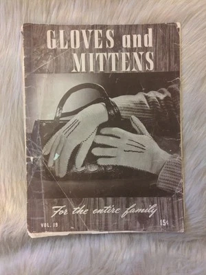 Gloves & Mittens Vintage Knit Patterns Children + Adults 1944 Bernhard Ulmann - Image 1 of 4