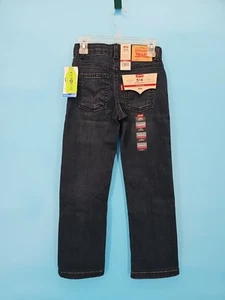 Levis Boys 514 Straight Leg Blue Jeans Size 7 Regular New With Tags - Picture 1 of 5