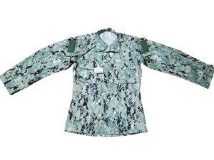 US Navy Working Digital Green Camo Jacket Shirt Camouflage Damen XS Neu mit Etikett - Bild 1 von 8