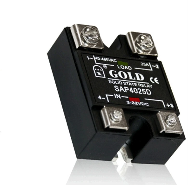 1pcs SAP4025D 25A DC Control AC SSR Single-phase Solid State Relay - Image 1 of 4