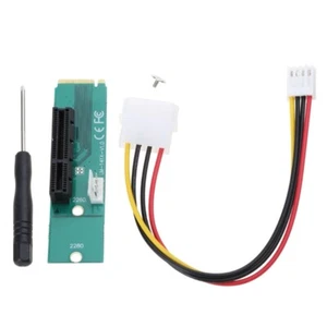 Durable M2 (NGFF) SSD to PCI-Express 4xAdapter Card with Adapter Power Cord - Afbeelding 1 van 8