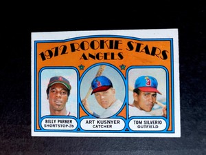 1972 Topps Billy Parker Art Kusnyer Tom Silverio #213 Rookie RC