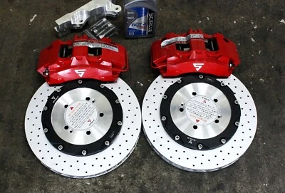 High Performance Big Brake Kit 4-Piston 350mm for 2021-2025 Elantra N (CN7) - Image 1 of 4