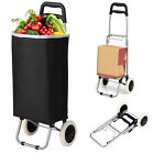Foldable Shopping Cart Portable Lightweight Grocery Dolly with Handle