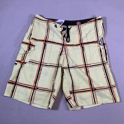 Volcom Swim Trunks Mens XL Yellow Outdoors Swimming Board Shorts Adult U37 - Image 1 of 4