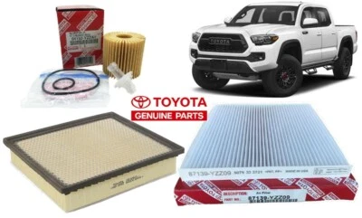 Filtro de aceite de cabina de filtro de aire OEM Toyota Tacoma 87139-YZZ09 17801-0P100 04152-YZZA Foto 1 de 4