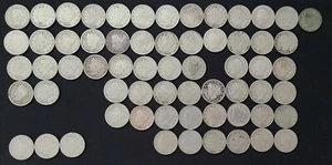 Collection of 63 Liberty Head V-Nickels Circulated - Picture 1 of 10