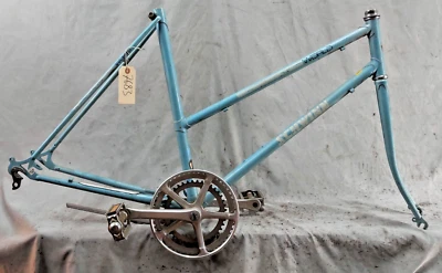 83' Schwinn World Road Bike Frame Set Small 54cm Lugged Steel Java Cafe Commuter - Image 1 of 4