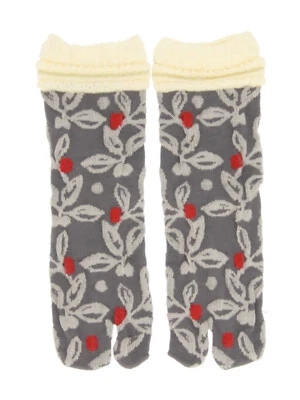 Calcetines Tabi japoneses para mujer patrón de frutas y hojas talla única EE. UU. para mujer 6-8 Foto 1 de 4