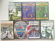 VINTAGE / CLASSIC MOTORCYCLES - DVD BUNDLE - X7 - ( 7 DISC )