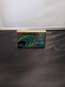 Fujifilm VHS-C TC-30 Premium High Grade Pro Camcorder Tape Sealed Discontinued - Picture 1 of 2