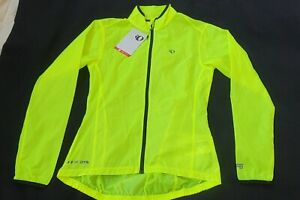 Pearl Izumi W Pro Barrier Lite Cycling Jacket Size Med Screaming Yellow