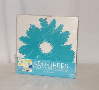 New Add-Heres Decorative Adhesive Graphic Wall / Glass Decor Decal . Pop Daisy Foto 1 de 4