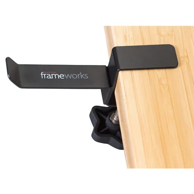 Gator GFW-HP-HANGERDESK Frameworks Headphone Hanger that Clamps onto Desktop Foto 1 de 4