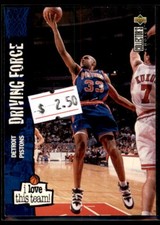 1995-96 Collector's Choice French II Grant Hill Detroit Pistons #163