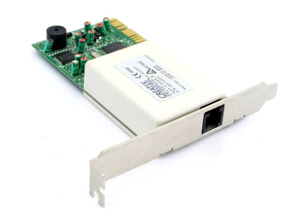 Creatix CTX402_8 Intel Chip 56K PCI V.9x DSP Data Fax PC Modem 02081201 20012562 - Bild 1 von 1