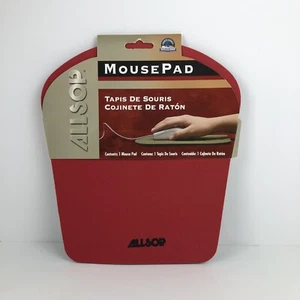 ALLSOP Mousepad red 9 INCH BY 10 INCH - Picture 1 of 2