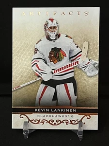 2021-22 Upper Deck Artifacts Rose Gold Kevin Lankinen #72 Black Hawks - Picture 1 of 2