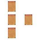  Set of 4 Acryl Fotorahmen Aus Büro Dekoratives Serviertablett Tabletts