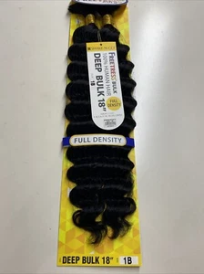 FREETRESS 100% CABELLO HUMANO_A GRANEL PROFUNDO 18"_#1B - Imagen 1 de 5