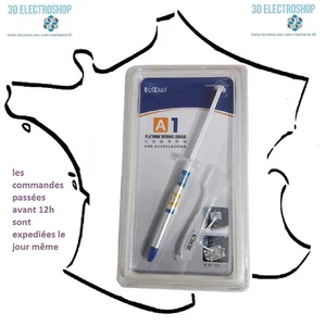 graisse thermique platinum argent 25% 2 grammes - Imagen 1 de 1