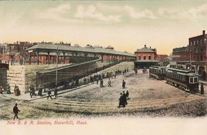 Neu B. & M. Station Haverhill Massachusetts Postkarte 3.12 - Bild 1 von 2