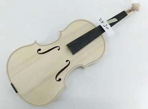 16 inch Unfinished Viola with Ebony Fitting Maple wood back with spruce wood top - Picture 1 of 6