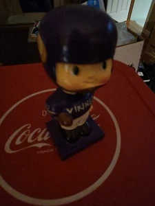 Minnesota Vikings Vintage Original 1960er Jahre Quadratischer Bobbleheader Knoten 20857 - Bild 1 von 6