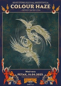 COLOUR HAZE - ORIGINAL CONCERT POSTER - ZAGREB 2023 CROATIA (ship in tube) - Picture 1 of 1