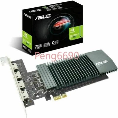ASUS GeForce NVIDIA GT710 2GB 64-Bit GDDR5 4xHDMI Graphics Card GT710-4H-SL-2GD5 - Image 1 of 4