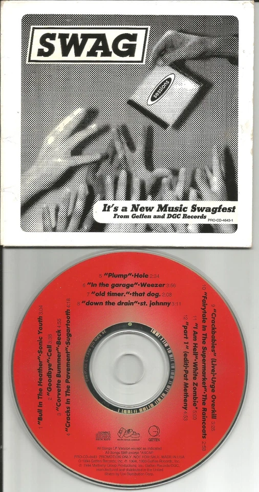 RARE URGE OVERKILL LIVE trk& WEEZER Beck WHITE ZOMBIE Hole SONIC YOUTH PROMO CD Foto 1 de 1