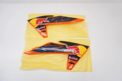 KTM Factory Edition Red Bull Shrouds OEM Radiator Shroud Set Plastic 125-450 SX  - Image 1 of 4