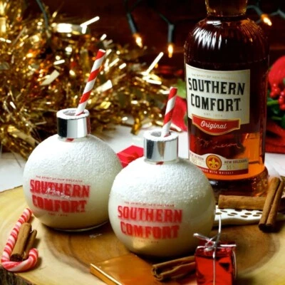Southern Comfort 6 x metallic plastic baubles bnib - Image 1 of 4